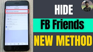How to hide friends list on Facebook app 2024 - New Method