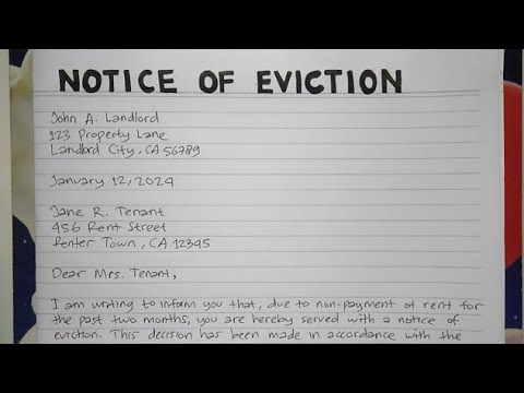 How To Write A Notice of Eviction Letter Step by Step Guide | Writing Practices