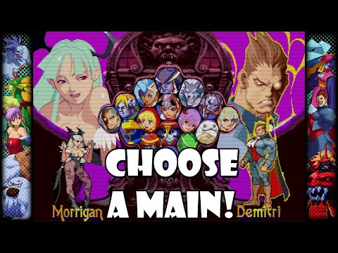 Darkstalkers: Vampire Savior - How to choose your main character!