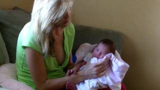 Ashlee- day after giving birth to Lucy