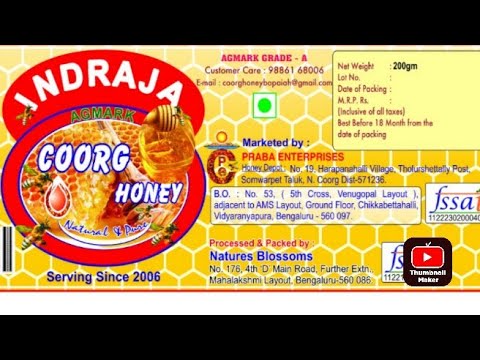 Kaivalya Organic Raw Coorg Honey - 1Kg
