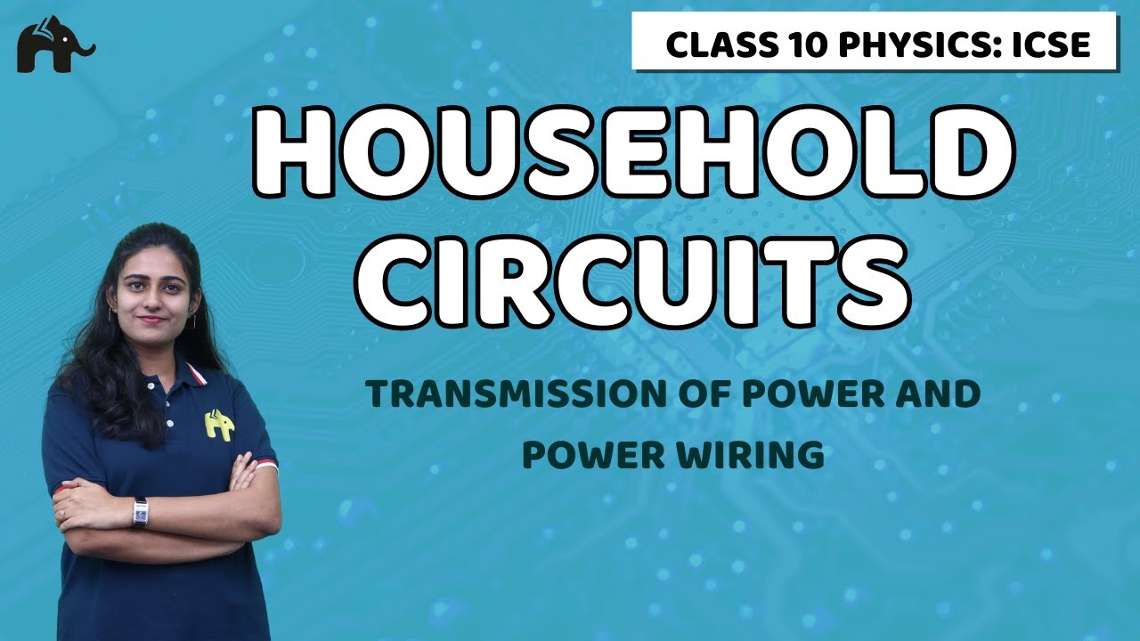 Household Circuits Class 10 ICSE Physics | Selina Chapter 9 | Transmission of Power, Power Wiring