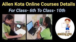 Allen Kota Online Courses For Pre Nurture || Allen Kota Online Courses For Class 6th to 10th || PNCF