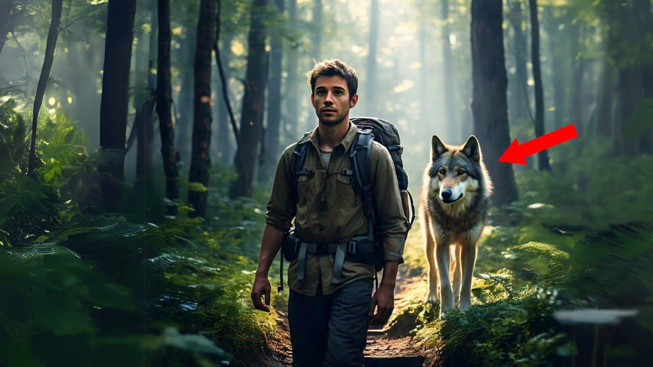 Wolf Guides a Lost Hiker Through the Woods, What It Leads Him To Will SHOCK Everyone