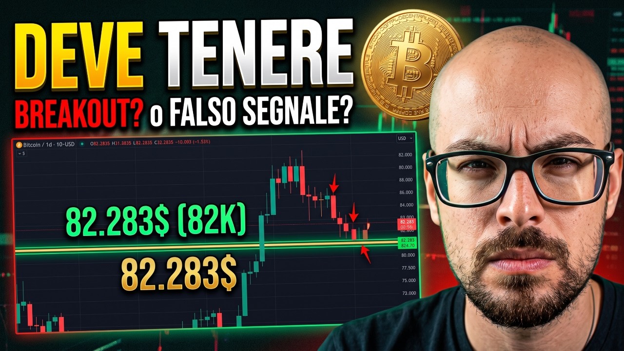 BITCOIN ROMPE 82K: È PARTITA LA RIPRESA?