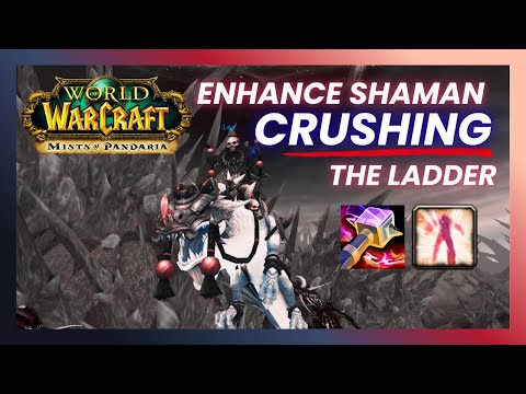 Enhance Shaman CRUSHING The Ladder ⚡⚔️ 3v3 Arena [MoP Classic]