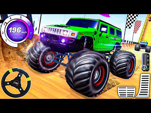 Monster Truck Mega Ramp Extreme Driving - Impossible GT Car Racing Tracks 3D - Android Gameplay