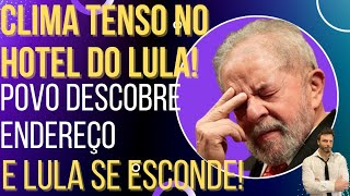 Veja a "homenagem" que o povo fez ao Lula no hotel de Brasília em que ele está!