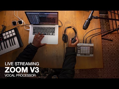 Zoom V3 Multi-effects Vocal Processor | Sweetwater Zoom V3 Multi-effects Vocal Processor | Sweetwater