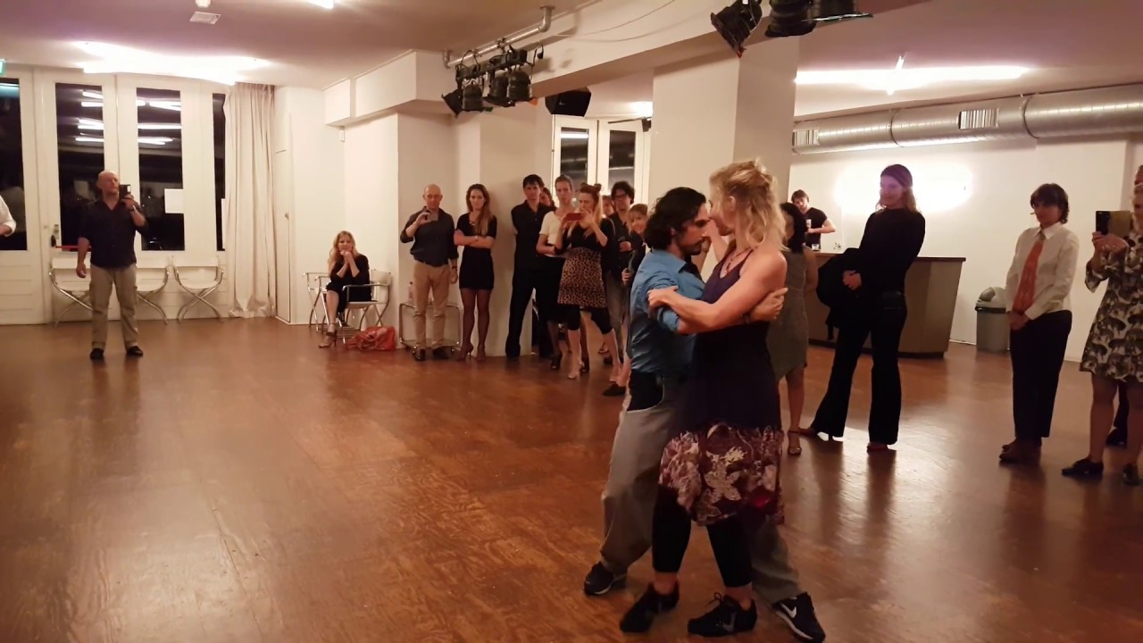 Neotango improvisation by Ezequiel Sanucci & Lydia Muller at TangoTalks