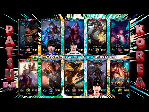 KOREA Challenger Match #845 Highlights Patch 13.13 [HLE - Clid, HLE -  Zeka, HyBriD]