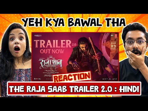 The RajaSaab Trailer 2.0 Reaction (Hindi) 😳 | Prabhas | Sanjay Dutt | Maruthi | Thaman S