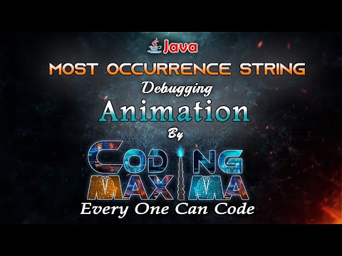 Most Occurrence String In Hash Map 1080p Hd Hash Map In Java Core Java Java Coding Maxima