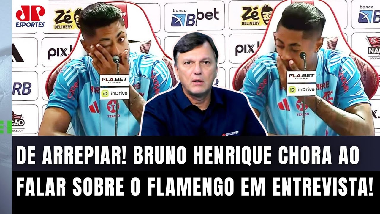 "O BRUNO HENRIQUE HONRA! Essa EMOÇÃO dele FALANDO sobre o Flamengo é..." Mauro Cezar É DIRETO!
