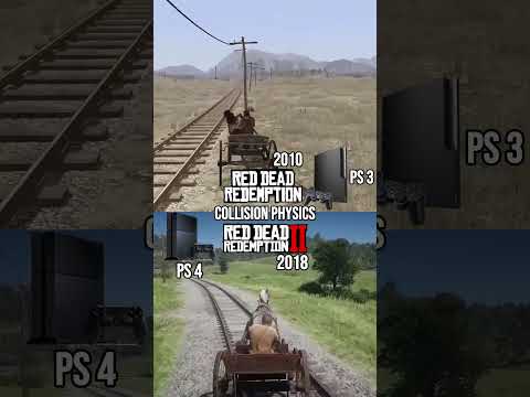 “RDR1 vs RDR2 Ragdoll Physics Evolution 🤯 (Realistic Physics Test)”