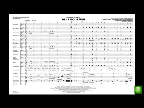 All I Do Is Win arranged by Jay Bocook
