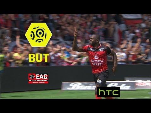 But Yannis SALIBUR (1') / EA Guingamp - Olympique de Marseille (2-1) -  / 2016-17
