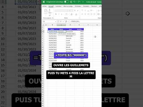 Extract months from a date easily in Excel!