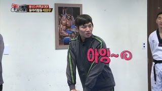 【TVPP】K.will - Difficult to learn cute choreography!, 케이윌 - 슬픈 발라더에겐 곤욕스러운 "귀요미" 태권무! @ A Real Man