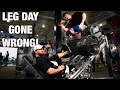 PRISON STYLE LEG DAY W/ STEVE (WE THREW UP) | Road To Pro