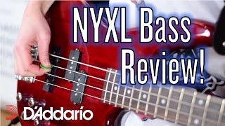 Video thumbnail for D'addario NYXL Bass Review! by jammstudiosmusic