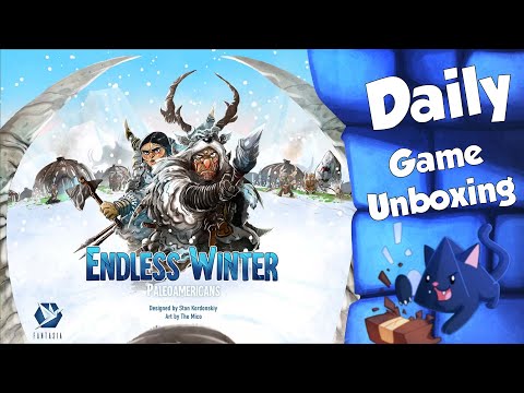 Endless Winter: Paleoamericans - Daily Game Unboxing