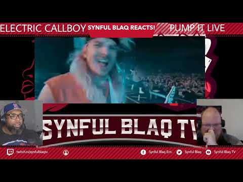 God Mode Energy! Synful Blaq Reacts - Electric Callboy - Pump It Live