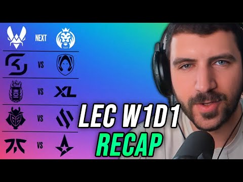 INTS, HYPE AND MORE AS THE LEC IS FINALLY BACK - LEC Summer W1D1 Recap | YamatoCannon