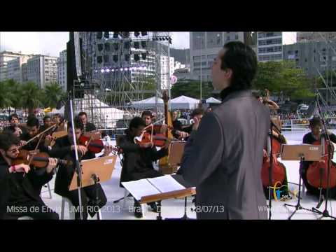 MISSA DE ENVIO - CANTO INICIAL - JMJ RIO 2013 - DOMINGO 28/07/13