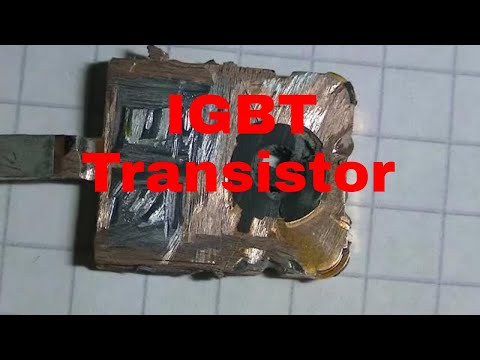 Testing and disassembling the GP50B60PD1 IGBT transistor with 100 watts - eflose #1079