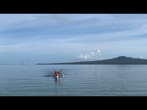 A few sprints with the Epic V10L surf ski.