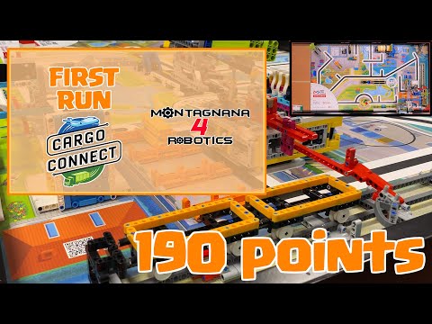 FLL Cargo Connect | First Run 190 points