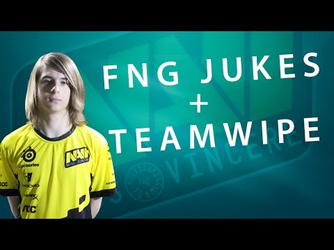 Na'Vi teamwipe + FNG jukes vs. Denial @ ESL One New York