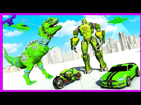 Car Transform Dino Robot Games Android gameplay