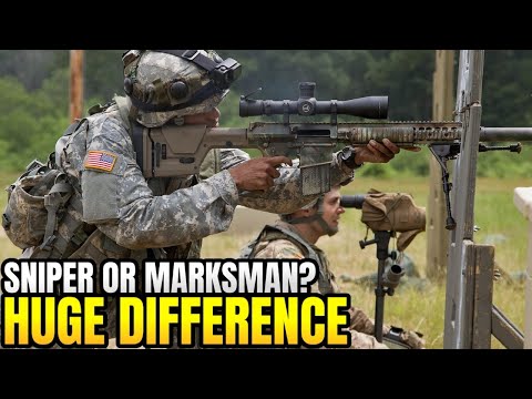 WHAT IS THE DIFFERENCE BETWEEN A SNIPER AND A MARKSMAN?