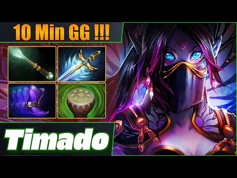 Timado - Templar Assassin Carry -10 MIN GG! - Dota 2 - Full Gameplay ¬Improve Your Gameplay