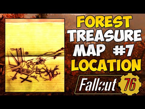 Forest Treasure Map 7 Location - Fallout 76