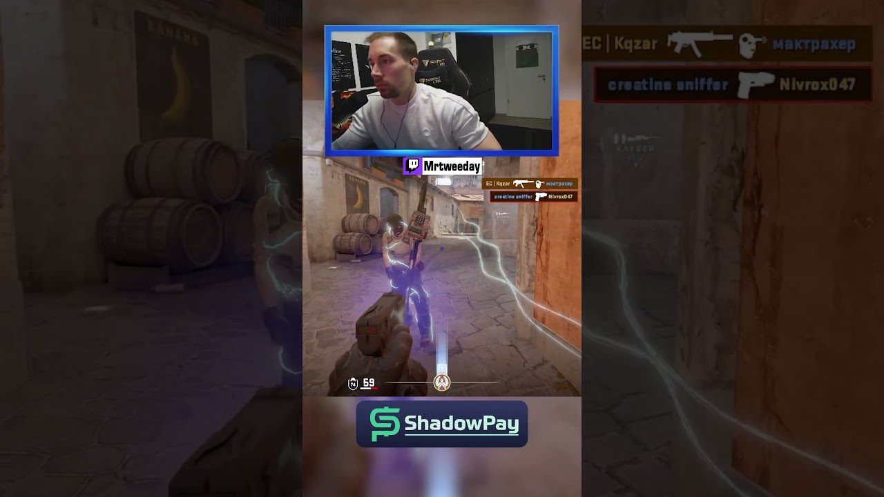 This CRAZY Silver Push nearly got him BANNED...😂 #cs2 #counterstrike2 #csgo