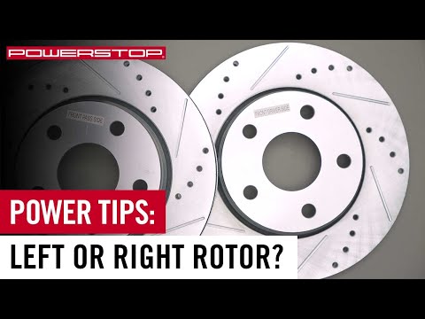 How To: Tell The Difference Between Left and Right Drilled & Slotted Rotors | PowerStop