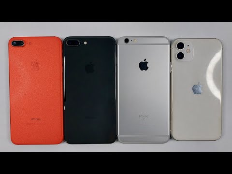 iPhone 6S Plus Vs iPhone 7 Plus Vs 8 Plus Vs iPhone 11 - SPEED TEST