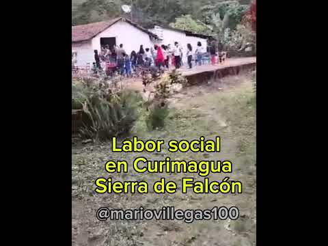 Labor social en Curimagua, Sierra de Falcón