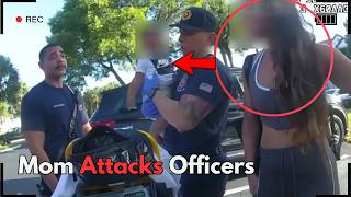 Police respond to infant left in hot car in Florida; mother arrested after confrontation with officers