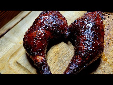 Sweet and Spicy Korean Smoked Chicken - Weber Kettle