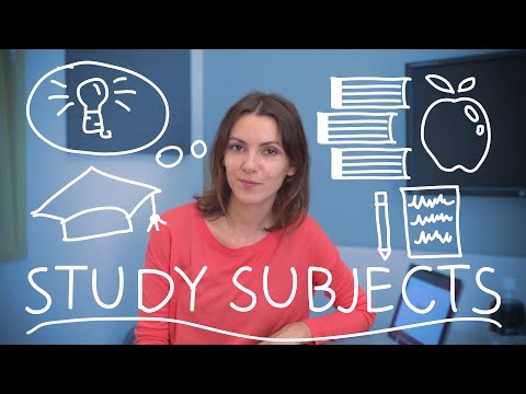 Weekly Russian Words with Katya - Study Subjects