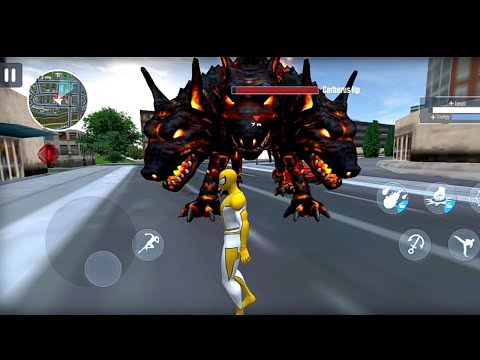 FIGHTING MONSTERS WENT WRONG IN SPIDER ROPE HERO : CITY BATTLE ANDROID GAMEPLAY #spiderman