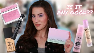 Tri-Monthly Makeup Haul/Try On | Natasha Denona Pastel Palette NARS Light Reflecting Foundation, etc