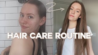 my hair care routine for long & healthy hair ft. amika