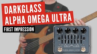 Video thumbnail for Darkglass Alpha Omega Ultra UNBOXING & FIRST IMPRESSION by Deadbeat Studios