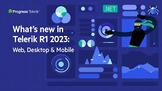 Telerik R1 2023 Release Webinar -  Blazor, ASP.NET Core, MVC, AJAX, MAUI, WinUI, WinForms
