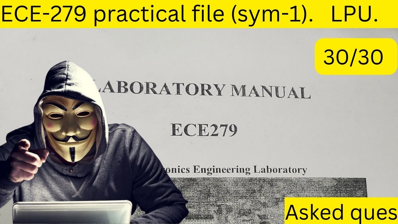 ECE-279 practical file (basic electric and electronics engineering ) | college boy xyz